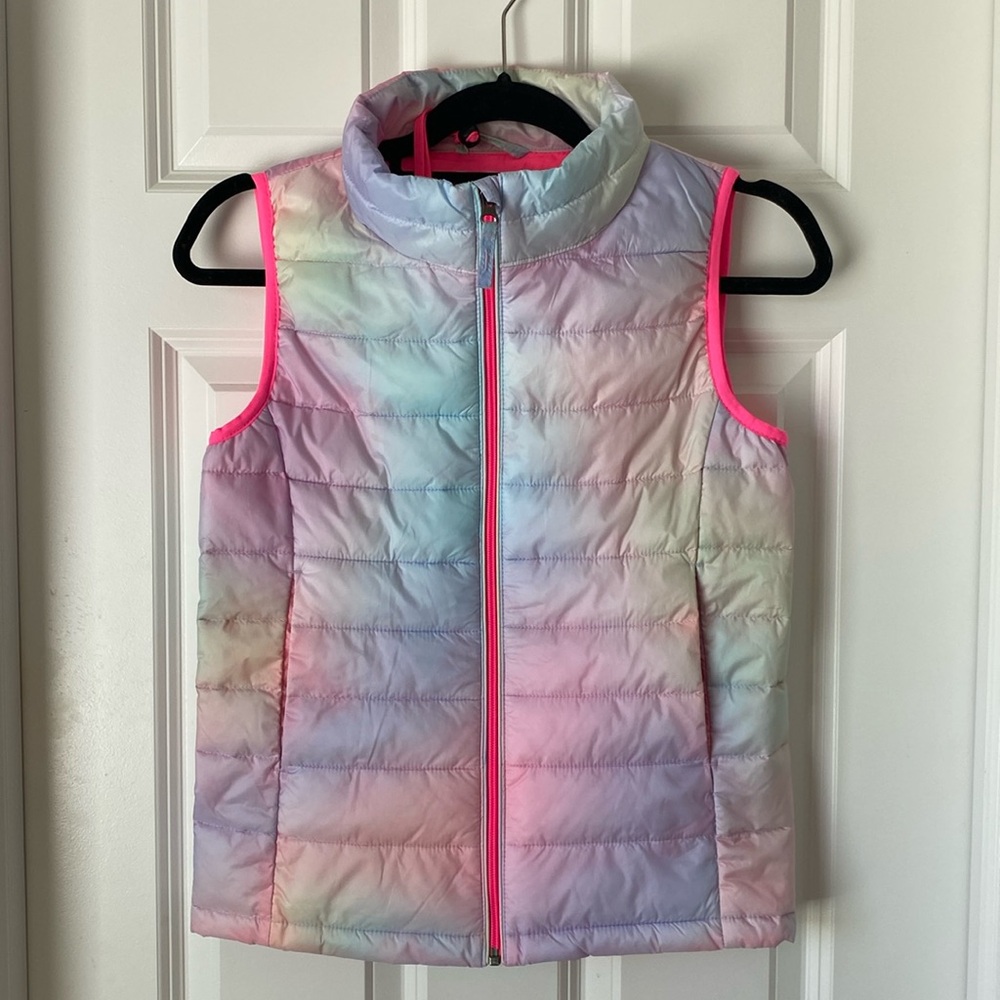 Amazon Essentials Girls Puffer‎ Vest - Pink Ombre - XXL Size 14-16
